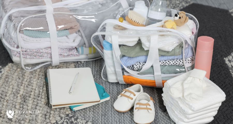 baby bag packing
