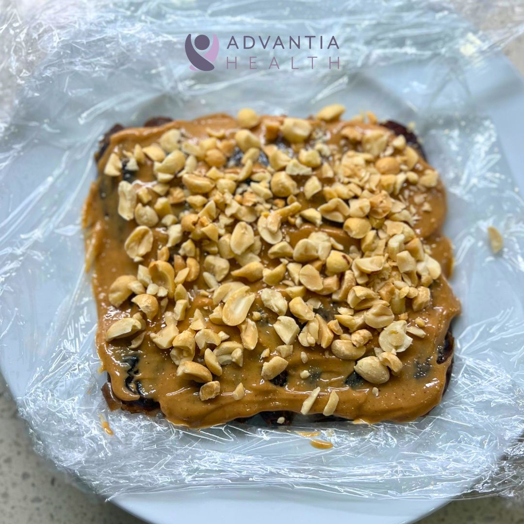 Dates with Peanut Butter and Peanuts