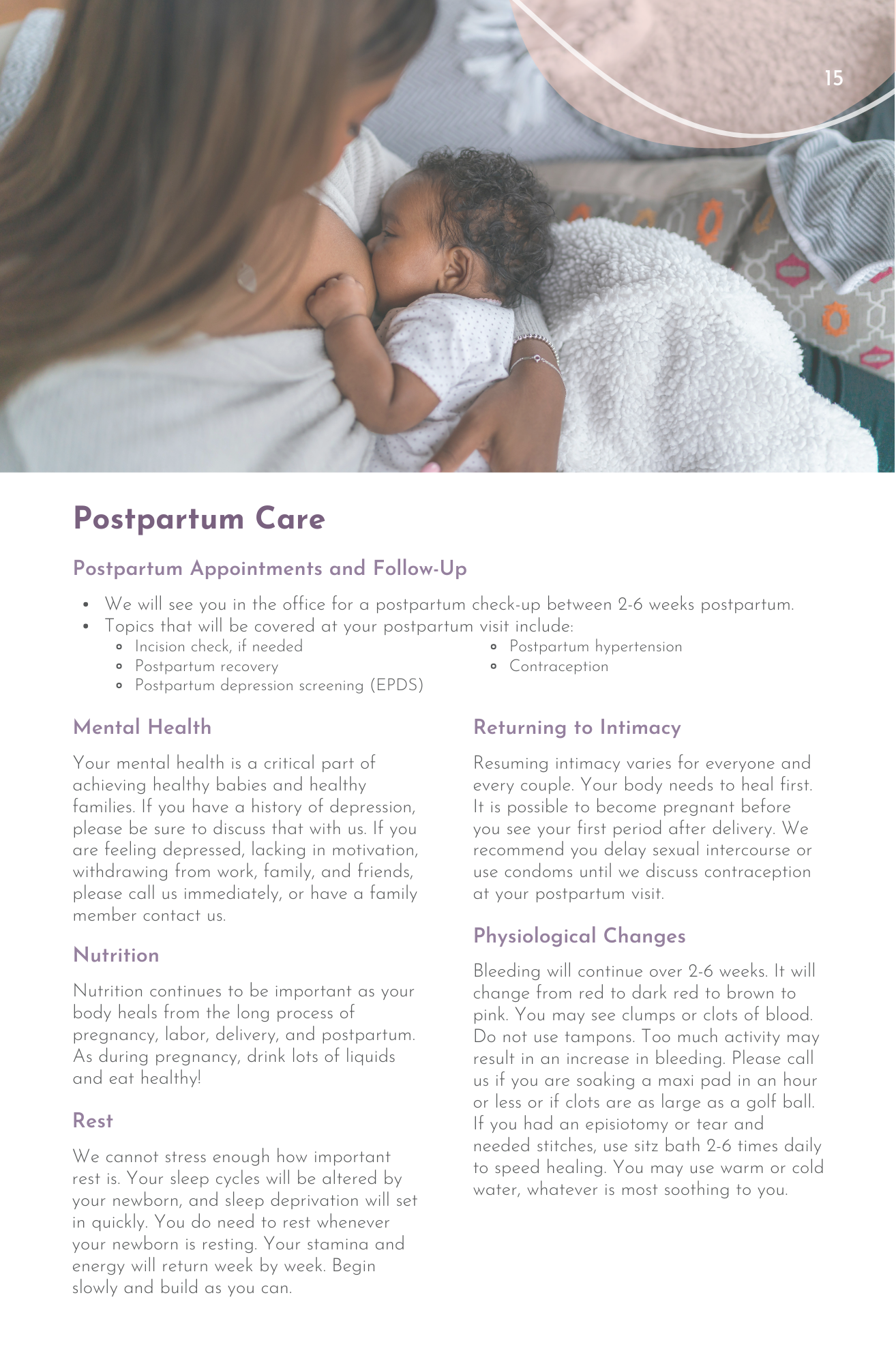 Postpartum Care