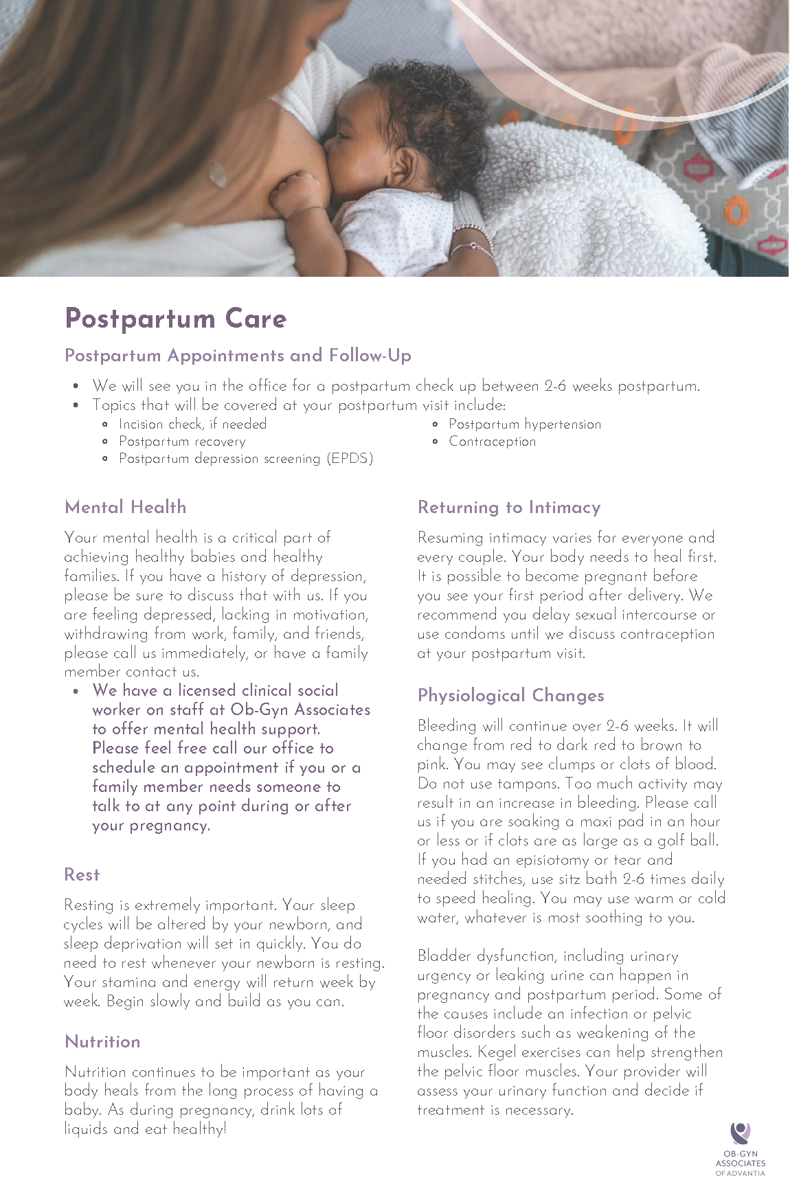 Postpartum Care